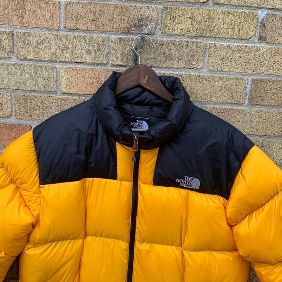 Vintage The North Face Nuptse 800 Jacket Yellow - Picture 4 of 7